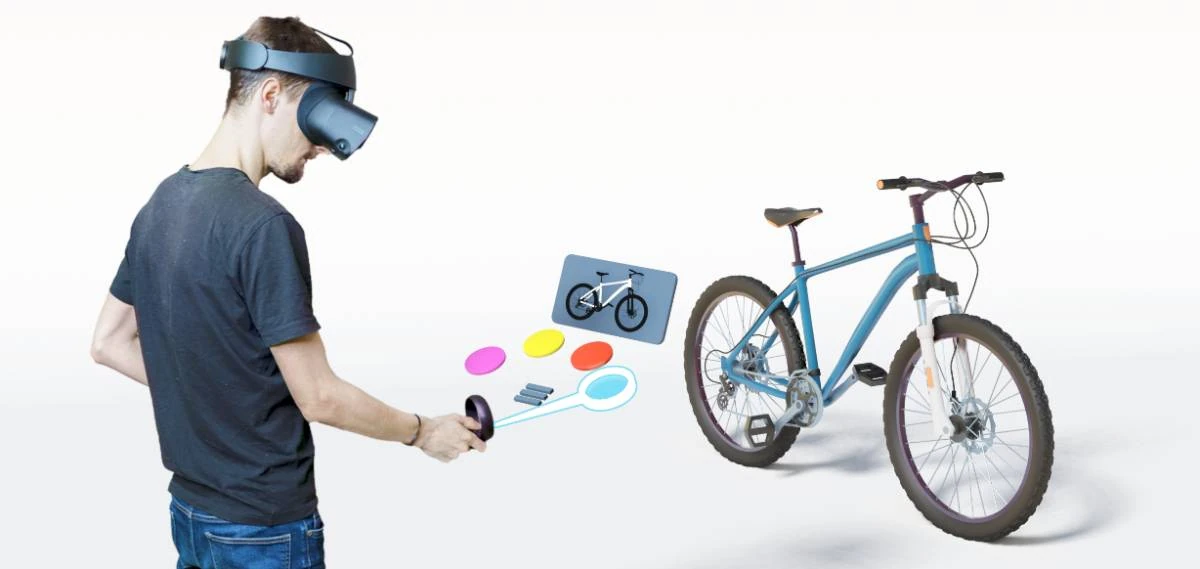 Configurateur de vélo en réalité virtuelle