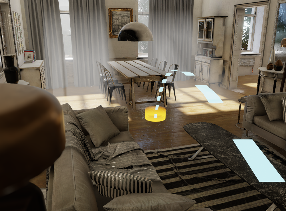 Téléportation en réalité virtuelle et visite en 3D de biens immobiliers