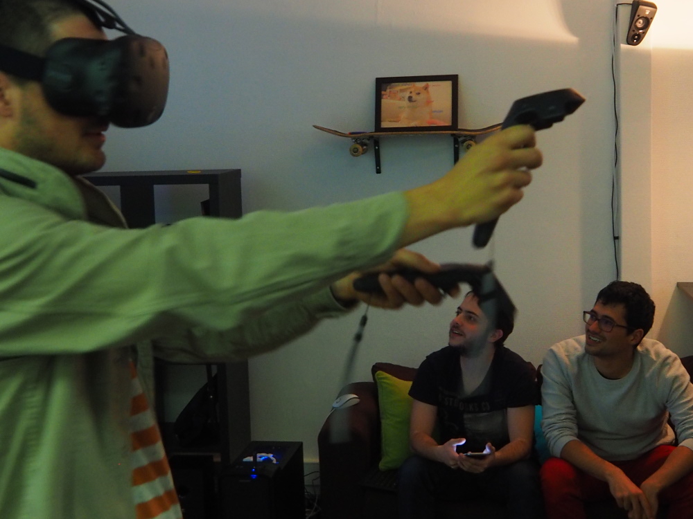 Diogo fait face à une horde de zombies sur HTC Vive & Broockhaven